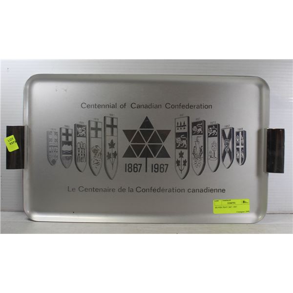 SILVER TRAY 1867 -1967