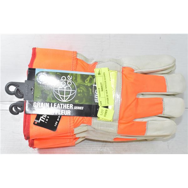 5 PAIR OF NEW WINTER GLOVES
