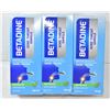 Image 1 : 3PK BETADINE SORE THROAT GARGLE MINT FLAVOR 240ML