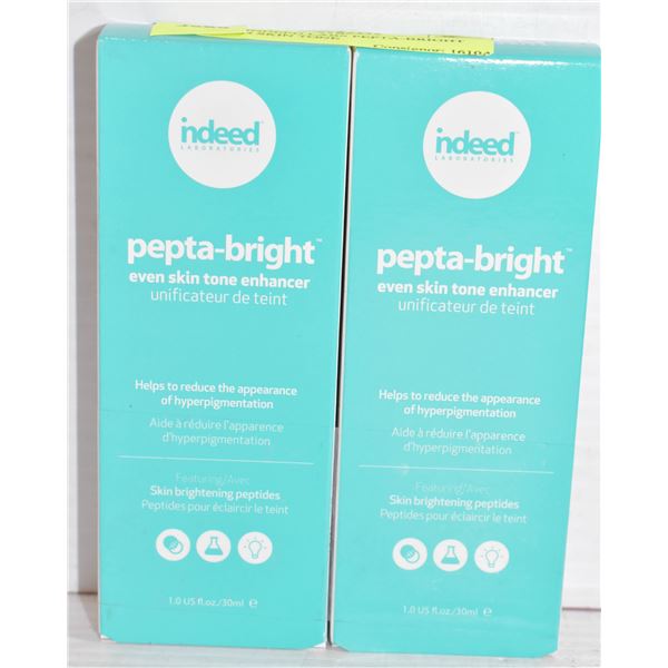 2PK INDEED LABS PEPTA-BRIGHT EVEN SKIN TONE