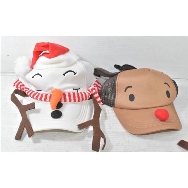 PAIR OF NEW CHRISTMAS CAPS