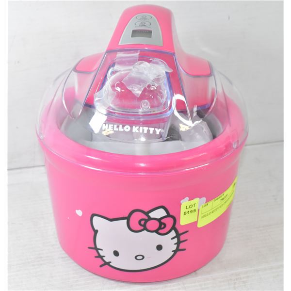 HELLO KITTY ICE CREAM MAKER