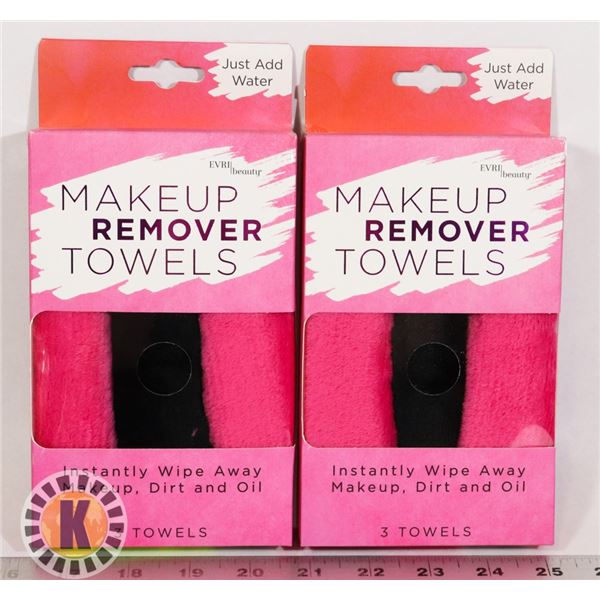 2 NEW PACKS OF MAKE UP REMOVER CLOTHS