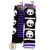 Image 1 : 2 NEW JACK SKELLINGTON KNEE HIGH SOCKS