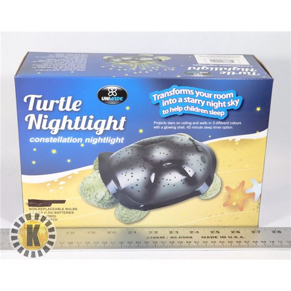 NEW TURTLE NIGHTLIGHT. 3 DIFFERENT COLORS
