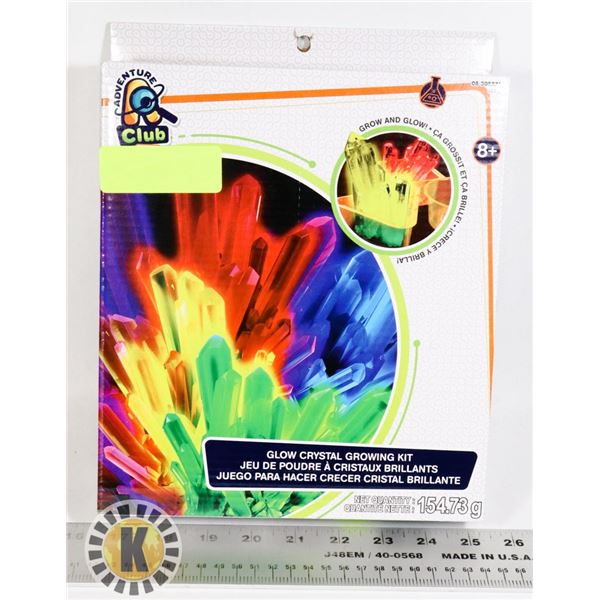 NEW GLOW CRYSTAL GROWING SET 6 BAGS OF CRYSTAL GRO