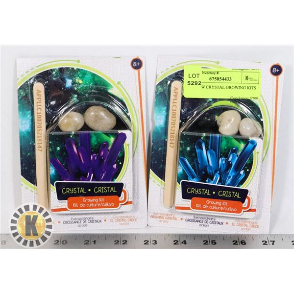 TWO NEW CRYSTAL GROWING KITS