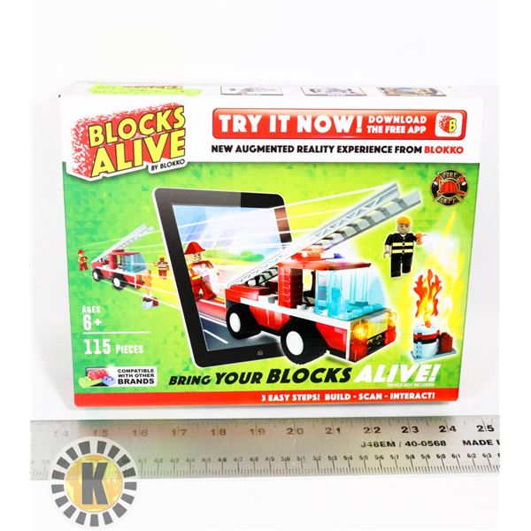 NEW BLOCKS ALIVE. 115 PCS 3 EASY STEPS, BUILD