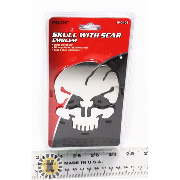 NEW SKULL VEHICLE EMBLEM