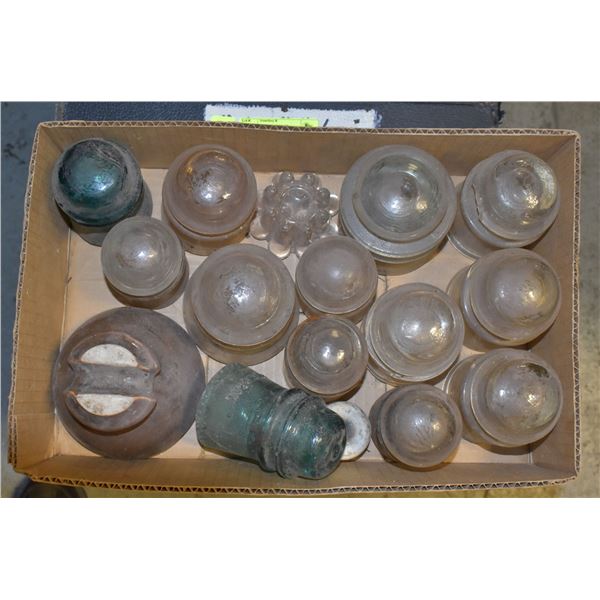 LOT OF ANTIQUE INSULATORS