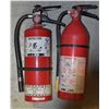Image 1 : 2 CHARGED FIRE EXTINGUISHERS BETWEEN 5-7LBS
