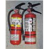 Image 1 : 2 CHARGED FIRE EXTINGUISHERS BETWEEN 5-7LBS