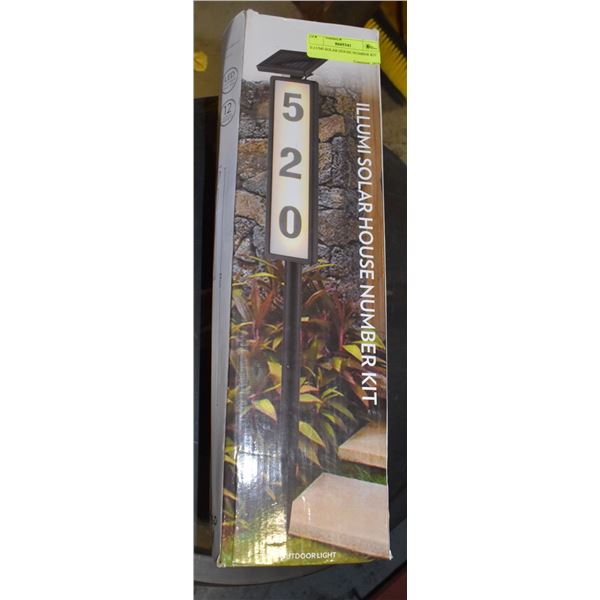 ILLUMI SOLAR HOUSE NUMBER KIT