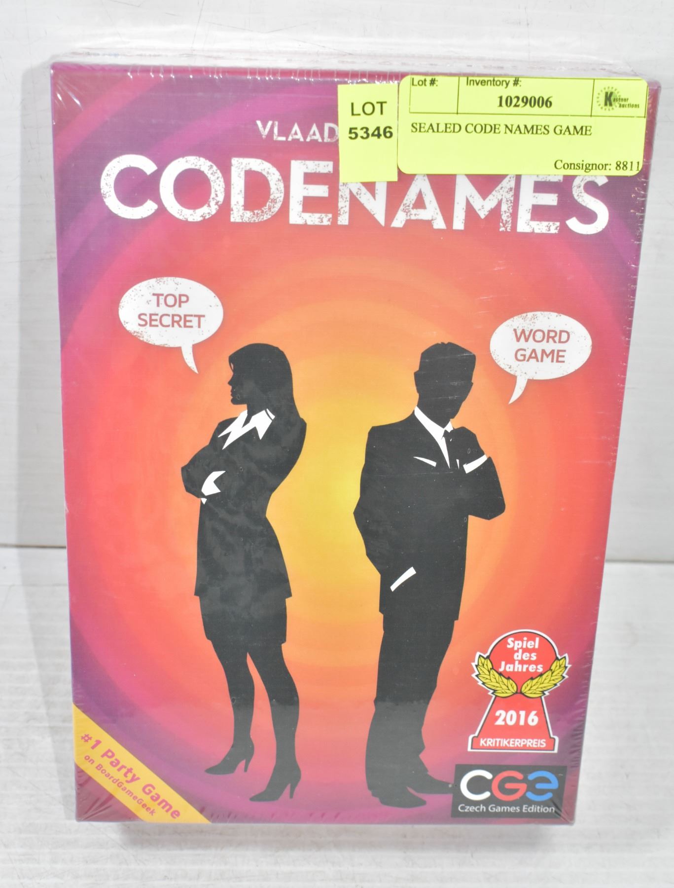 SEALED CODE NAMES GAME Sealed code names game
