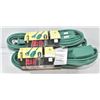 Image 1 : 6 NEW 3 METER EXTENSION CORDS