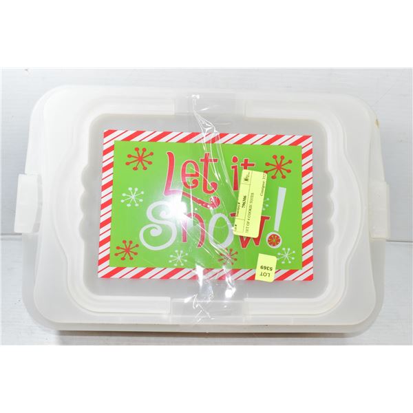 SET OF 4 COOKIE TOTES