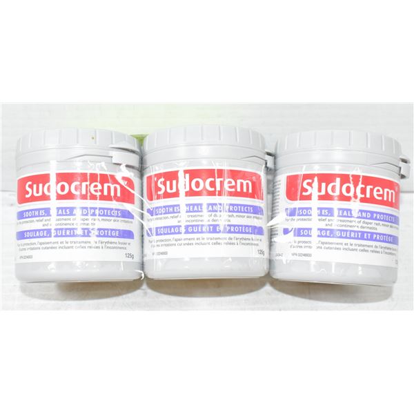 3 PACK SUDOCREM DIAPER RASH AND MINOR SKIN