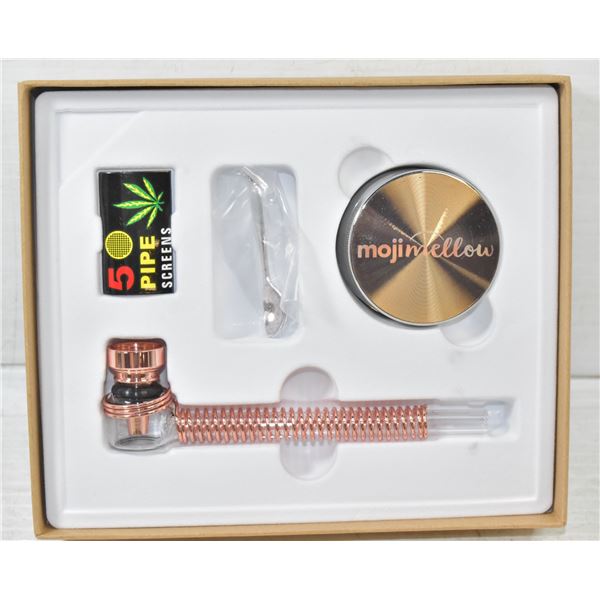 NEW MOJI MELLOW GLASS PIPE SET