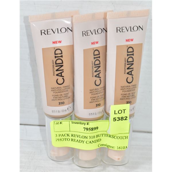 3 PACK REVLON 310 BUTTERSCOTCH PHOTO READY CANDID