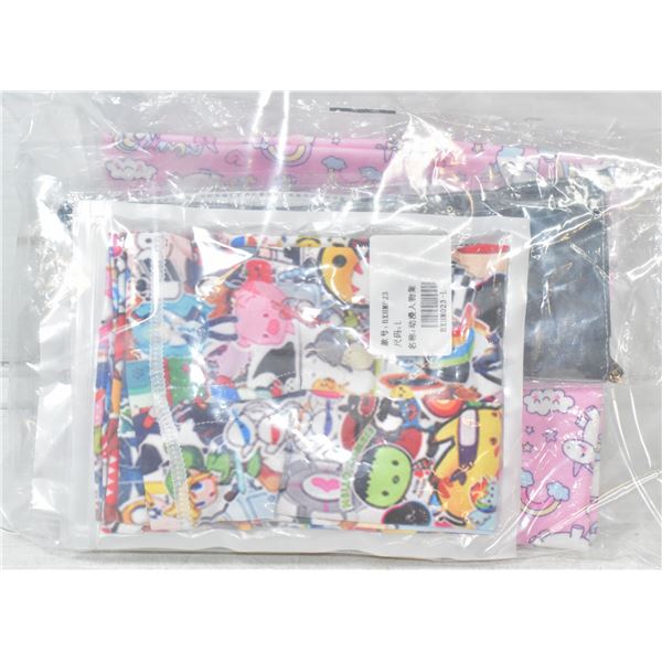 BAG OF KIDS MASKS AND GAITERS