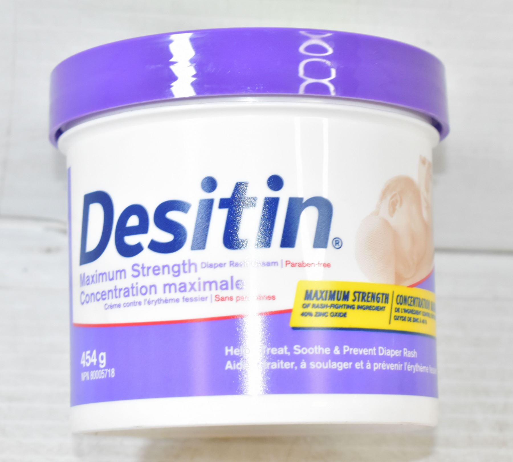 DESITIN MAXIMUM STRENGTH DIAPER RASH CREAM 454G