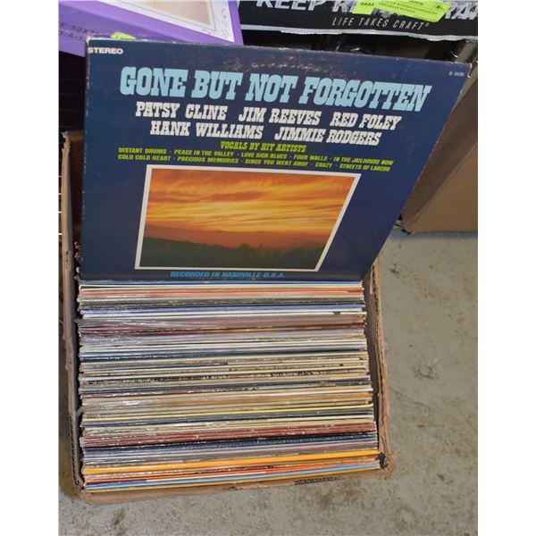 BOX OF VINTAGE RECORDS