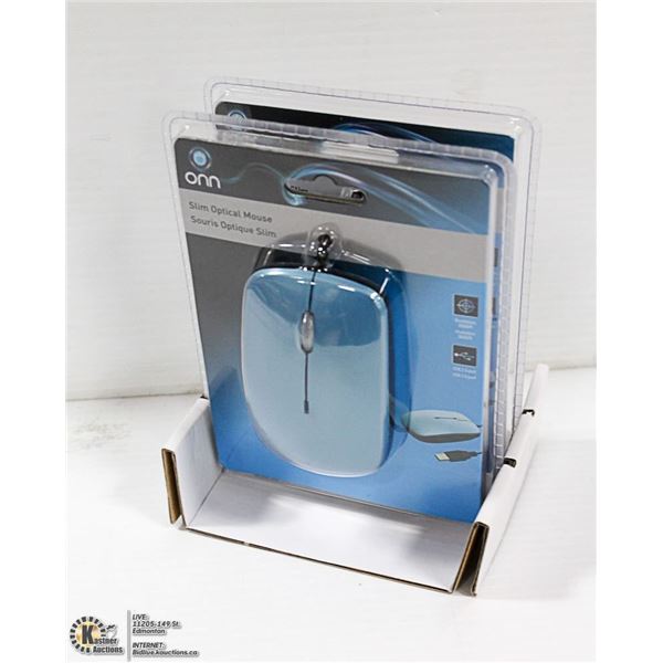 LOT OF 2 OPTICAL MOUSES