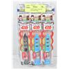 Image 1 : LOT OF 3 STAR WARS LIGHT UP TIMER TOOTH BRUSHES