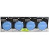 4 PACK COVERGIRL CLEAN MATTE PRESSED POWDER OIL