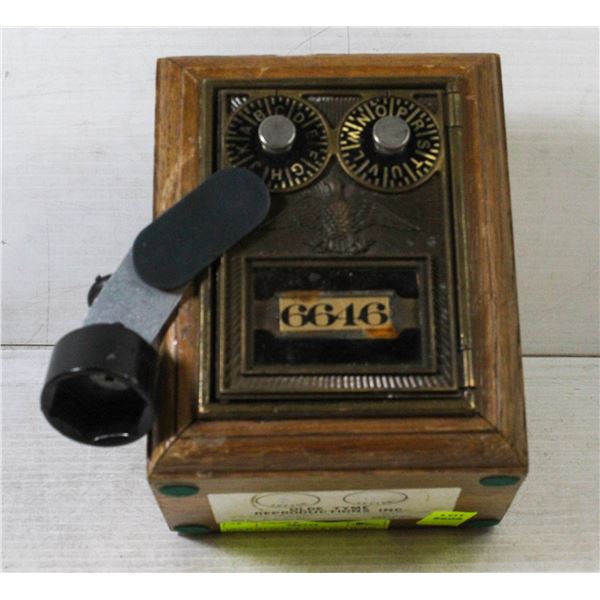 USA POST OFFICE LOCK BOX HOME SAFE