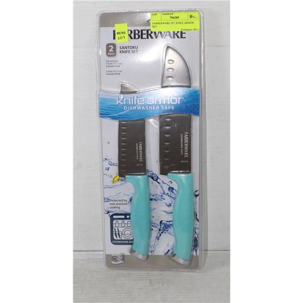 FARBERWARE 2PC KNIFE ARMOR SET