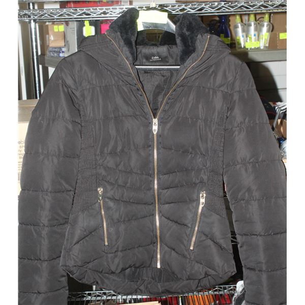 LADIES BLACK ZARA OUTERWEAR FALL/WINTER