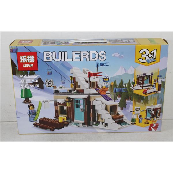3 BUILDING SETS IN 1 KIT #24045 NEW IN BOX