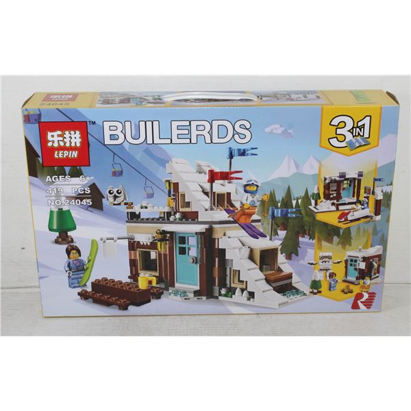 3 BUILDING SETS IN 1 KIT #24045 NEW IN BOX