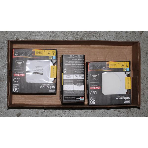 LOT OF 3 50W POT LIGHTS