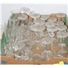 Image 1 : FLAT OF ASSORTED  GLASSWARE