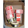 Image 1 : LOT OF ROLLS; EQUIPMENT STICKERS - NON CONFIRM &