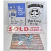 Image 1 : NEW ASSORTED METAL SIGNS