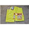 LOT OF 5 HI-VIZ RIPSTOP POLYESTER BIB PANTS S: XXL