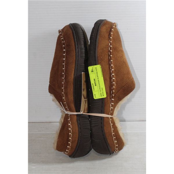 SIZE 7/8 ZIGZAGGER SLIPPERS NEW WITH TAG
