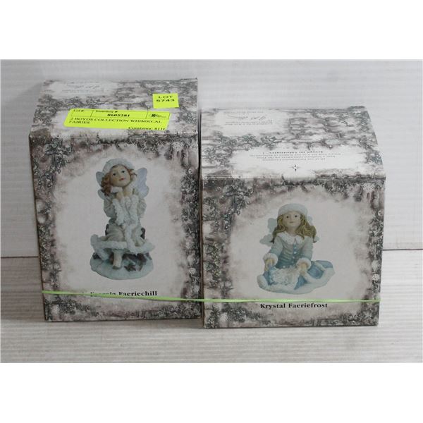 2 BOYDS COLLECTION WHIMSICAL FAIRIES