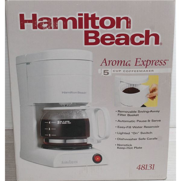 HAMILTON BEACH 5 CUP COFFEE MAKER