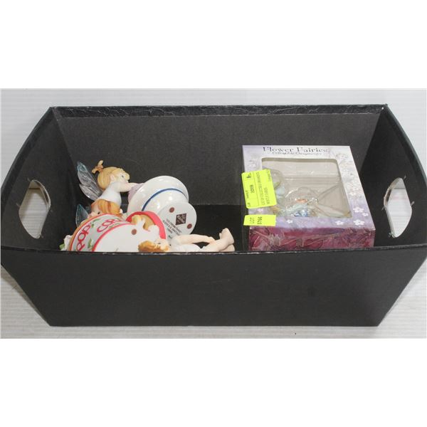 LOT OF COLLECTIBLE ORNAMENTS MOSTLY FAIRIES.