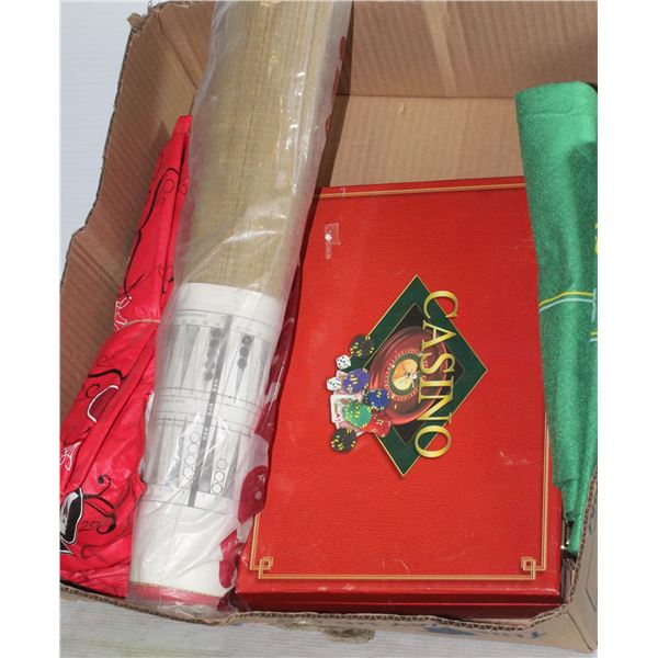 BIN OF CASINO NIGHT POKER GOODIES ETC