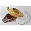 Image 1 : LOT OF ANTIQUE BEDPANS OF DIFFEREENT MATERIALS