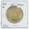 Image 1 : 1921 SILVER USA MORGAN CIRCULATED $1 DOLLAR COIN