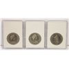 Image 2 : LOT OF 3 VARIOUS UNCIRCULATED CANADA NICKEL