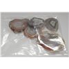 Image 2 : LOT OF 5 JEWELLRY READY GEODE SLICES