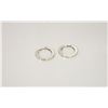 .925 STAMPED STERLING SILVER EARRINGS - NEVER WORN