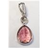 Image 2 : JS72-40 14K WHITE GOLD PINK TOURMALINE & DIAMOND